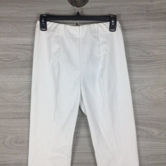 Rag & Bone White Simone Snap Front Pant - Picture 4 of 7